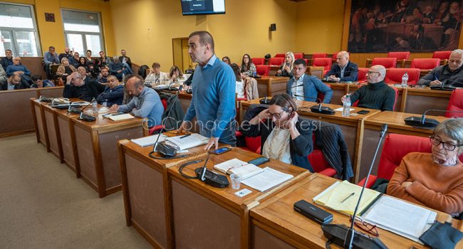 I consiglieri del PD Prevosto, Demurtas e Bidoni (foto S.Novellu)