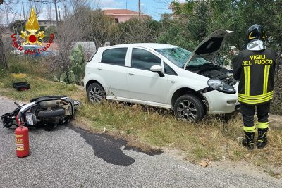 La scena dell'incidente