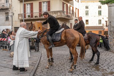 Nuoro, cavalieri di San Francesco al Rosario (foto S.Novellu)