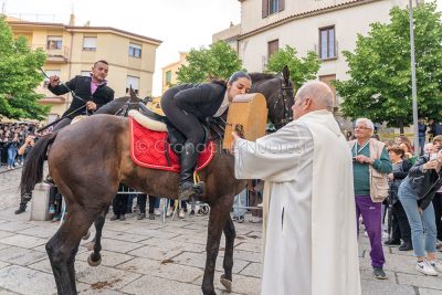 Nuoro. i Cavalieri di San Francesco di Lula al Rosario (foto S.Novellu)