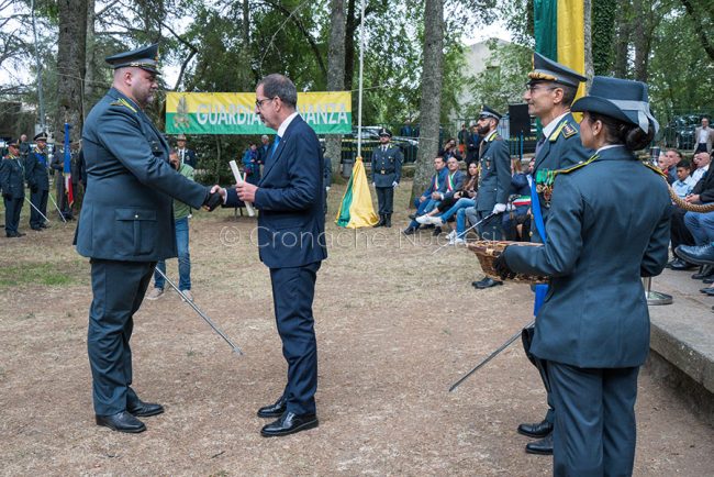250 anni della Guardia di Finanza, consegna onorificenze (foto S.Novellu)