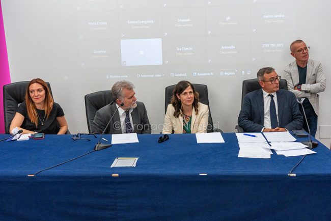 Il vertice con Todde e Bartolazzi a Nuoro (foto S.Novellu)