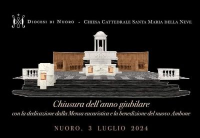 Il nuovo ambone della Cattedrale di Nuoro
