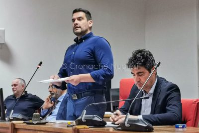 Pierluigi Saiu nel ruolo di presidente del Consiglio (foto S.Meloni)