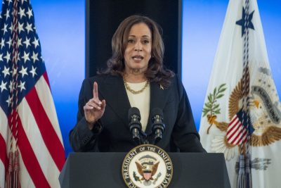 Kamala Harris (foto Ipa Agency - ITALPRESS)