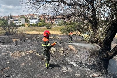 Incendio a Nuoro - Citta' Nuova