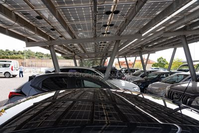 L'impianto fotovoltaico del San Francesco (foto S.Novellu)