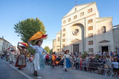 Nuoro, sfilata conclusiva dell'Europeade (foto S.Novellu)