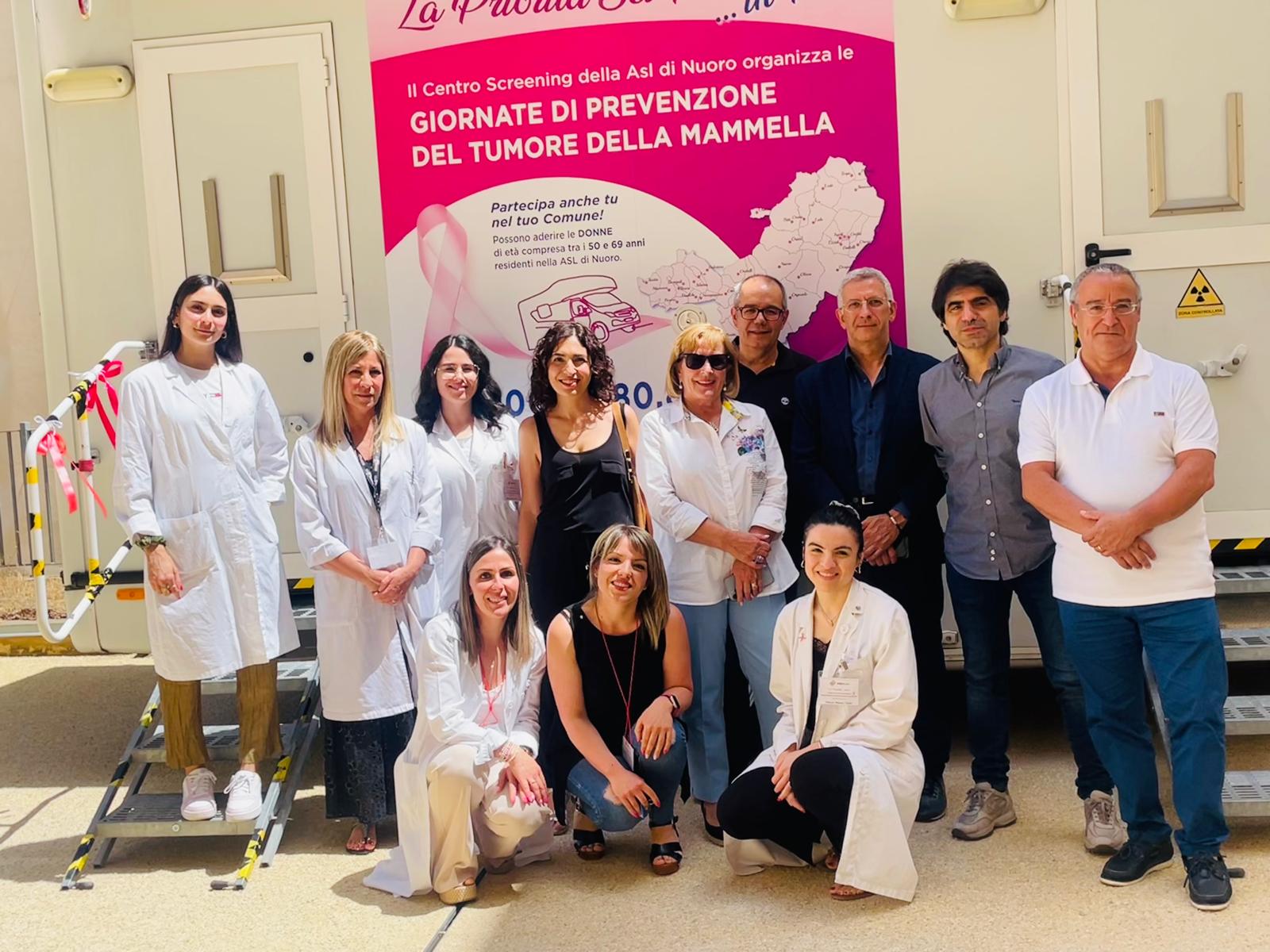 Nuoro. Ottimo bilancio per il progetto di screening mammografico: “La Priorità sei tu… in tour”
