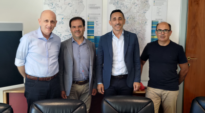 I rappresentanti dell'ordine dei geologi con l'ass. Piu