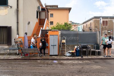 Nubifragio a Bosa (foto S.Novellu)