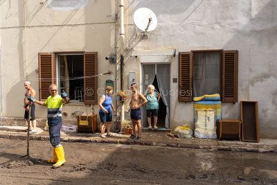 Nubifragio a Bosa (foto S.Novellu)