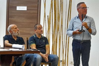 Pittalis ieri a Galtelli' (foto Pirisi)