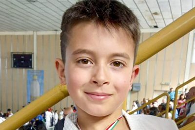 il piccolo Gioele Putzu