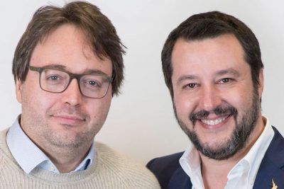 Igor Iezzi con Matteo Salvini