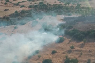 Incendio a Ottana