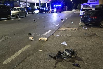 La scena dell'incidente