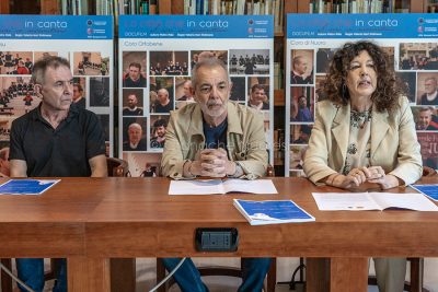Pietro Pala, Luigi Oliva e Valeria Polimene (foto S.Novellu)