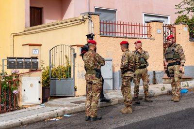 La casa del pluriomicidio in via Ichnusa (foto S.Novellu)