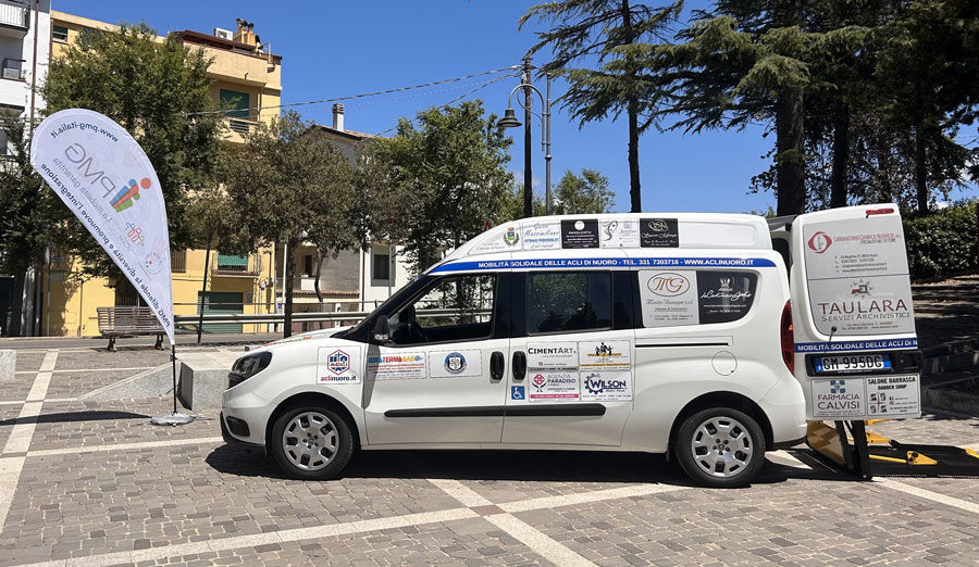 Nuoro.  Arriva Aclino per il trasporto gratuito delle persone svantaggiate