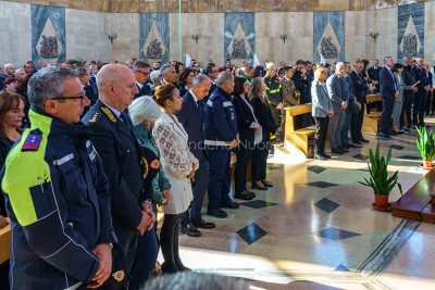 Autorita' alla messa in onore di Icollu e Fois a Badu 'e Carros (foto S.Novellu)