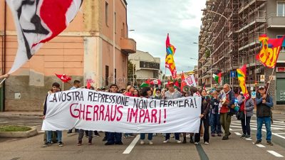 Cagliari, manifestazione contro Decreto sicurezza (foto E.Rubiu)