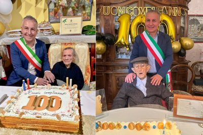I due centenari di Bosa, Maria Carmina Schintu e Antonio Ibba