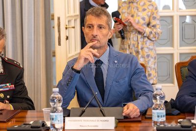 Il presidente del Tribunale di Nuoro Mauro Pusceddu (foto S.Novellu)
