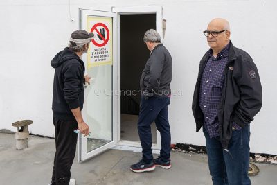 Il sopralluogo di Giovanni Uda - M5s (foto S.Novellu)