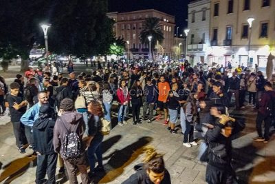 Un momento della manifestazione (foto G.Nieddu)