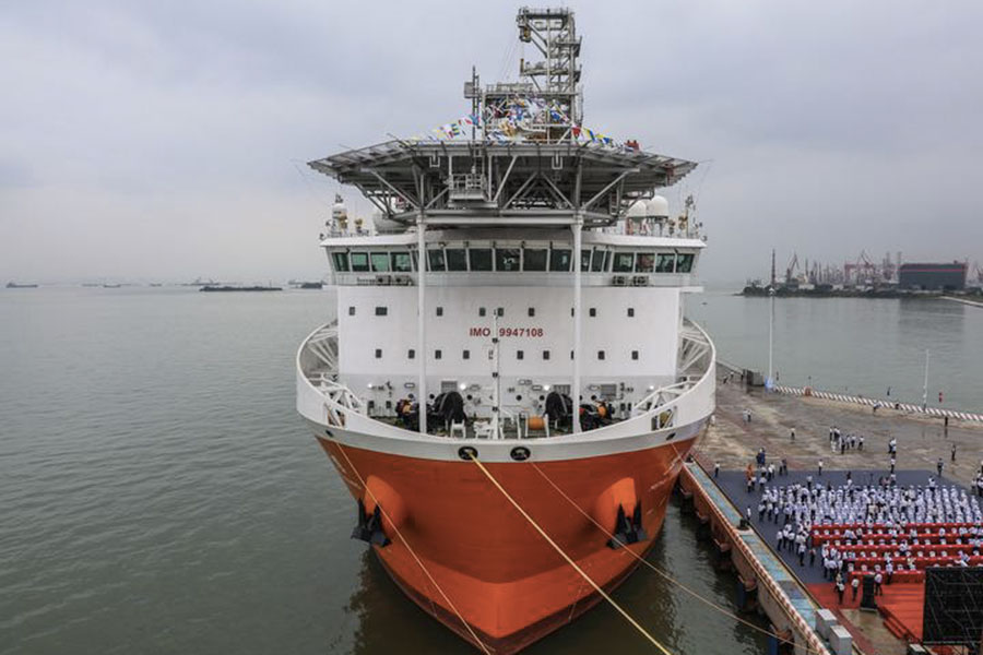 Cina: Shandong, entra in funzione fregata di tipo 054B a Qingdao