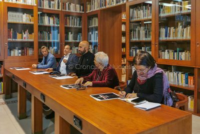 La conferenza stampa di oggi all'ISRE (foto S.Meloni)
