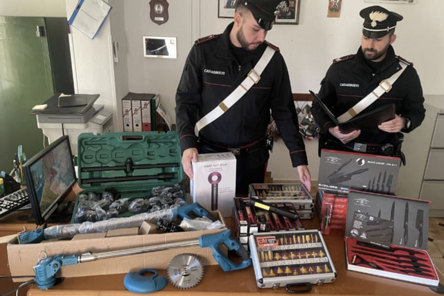 Lampade, tagliaerba e molto altro: 44enne beccato a Orune con merce contraffatta