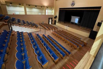 L'interno del Teatro Civico di Bosa