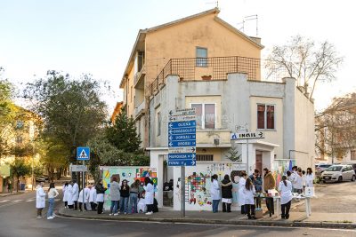 Arte e inclusivita', un murale a Nuoro (foto S.Novellu)