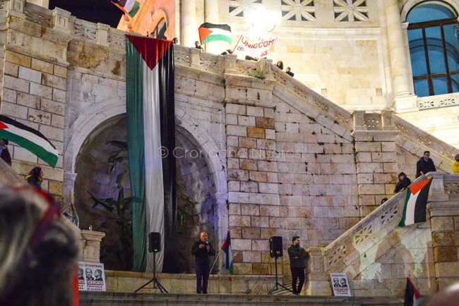 Cagliari, manifestazione per la Palestina (foto Nieddu)