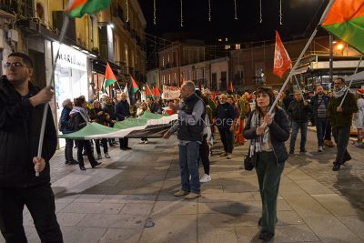 Cagliari, manifestazione per la Palestina (foto Nieddu)