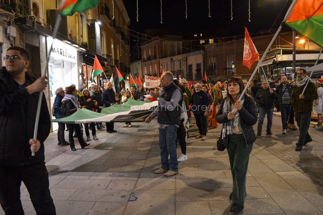 Cagliari, manifestazione per la Palestina (foto Nieddu)