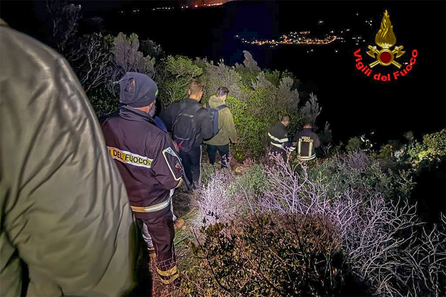 Ritrovati dai Vigili del fuoco nella notte i quattro escursionisti smarriti