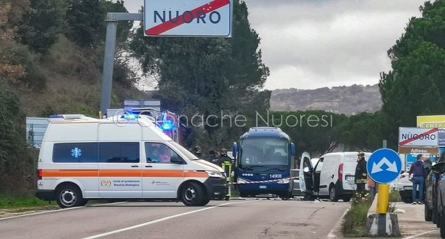 Incidente mortale a Nuoro (foto S.Meloni)
