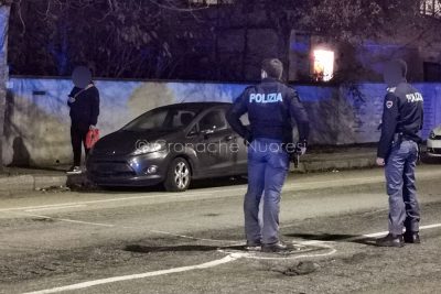 La polizia sul luogo dell'incidente (foto S.Novellu)