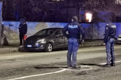 La polizia sul luogo dell'incidente (foto S.Novellu)