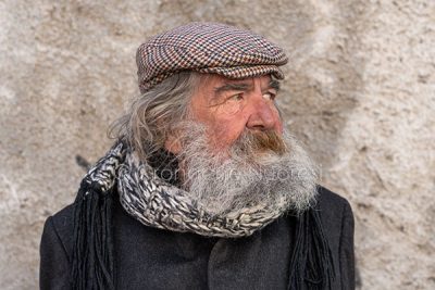 L'artista nuorese Graziano Salerno (foto S.Novellu)