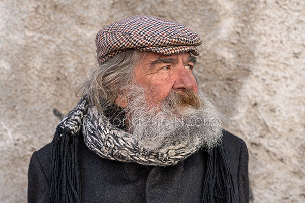 L'artista nuorese Graziano Salerno (foto S.Novellu)