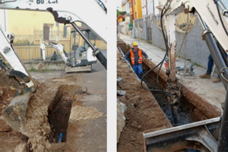 6 mln in campo per le reti idriche nuoresi: al via nuovo cantiere per sostituire 3,2 km di condotta