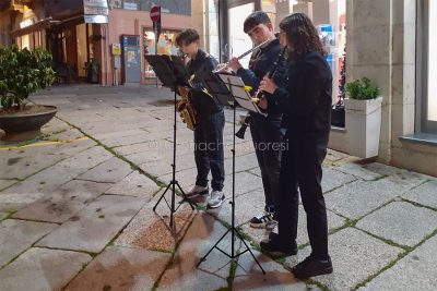 Nuoro, concerti itineranti di Natale (foto Nieddu)