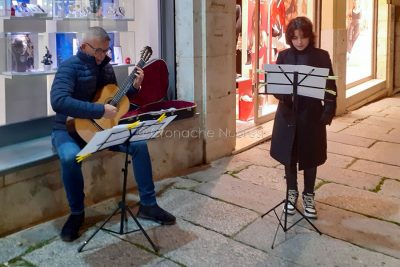 Nuoro, concerti itineranti di Natale (foto Nieddu)