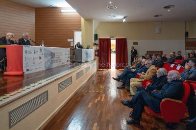 L'ingegner Maccioni durante la cerimonia (foto S.Novellu)