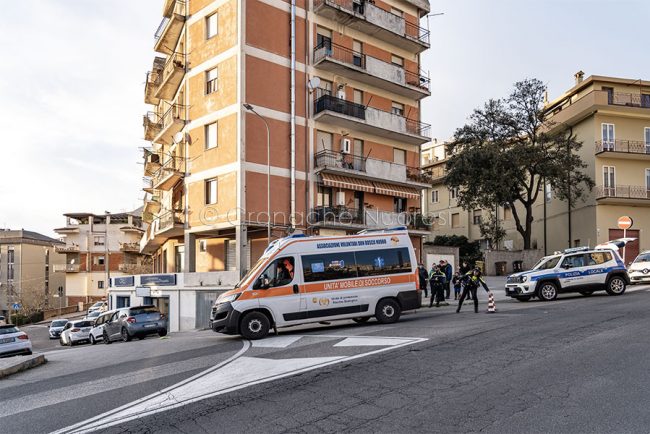 118 e Polizia Locale sul luogo dell'incidente(foto S.Novellu)