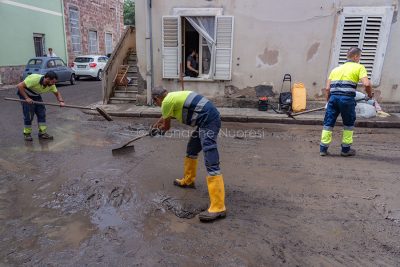 Effetti dell'alluvione a Bosa (foto S.Novellu)